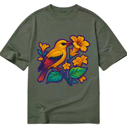 Golden Oriole - Classic T-shirt - Army Green