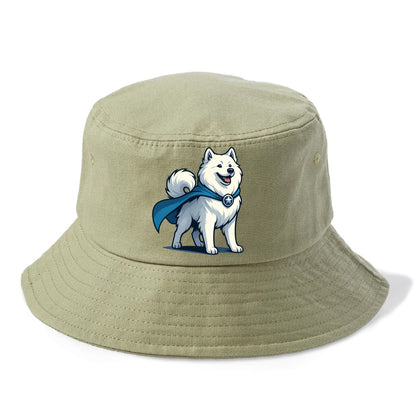 Samoyed Winter Hero  - Bucket Hat - Army Green