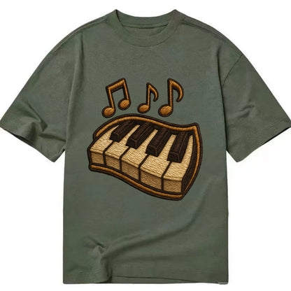 Piano Keys  - Classic T-shirt - Army Green