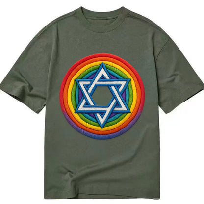Star of David  - Classic T-shirt - Army Green