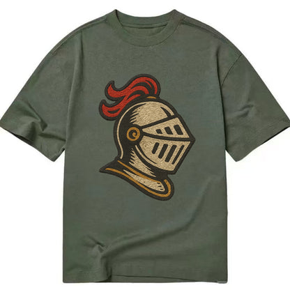 Knight Helmet  - Classic T-shirt - Army Green