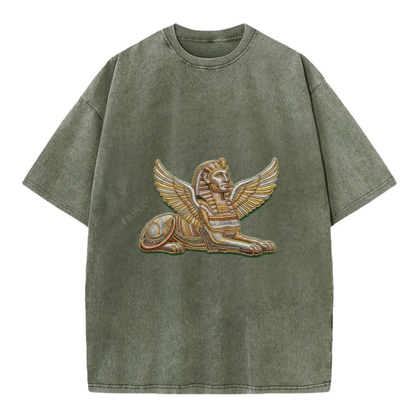 Sphinx - Vintage T-shirt - Army Green