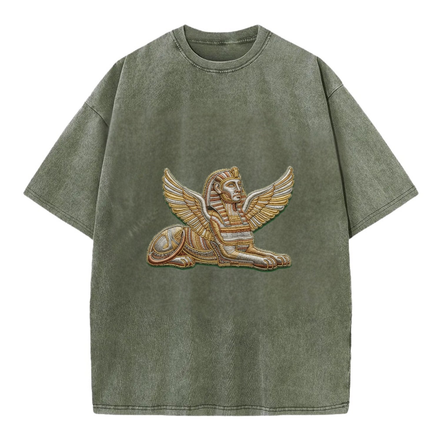 Sphinx - Vintage T-shirt - Army Green