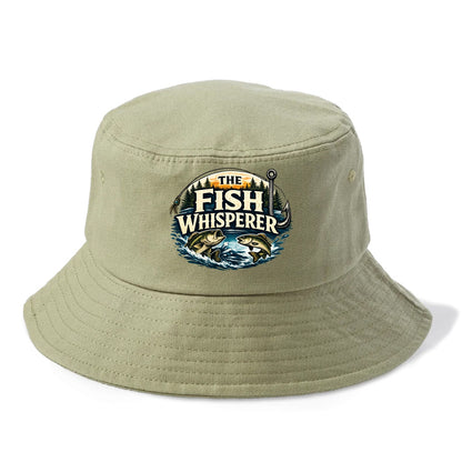 The Fish Whisperer - Bucket Hat - Army Green