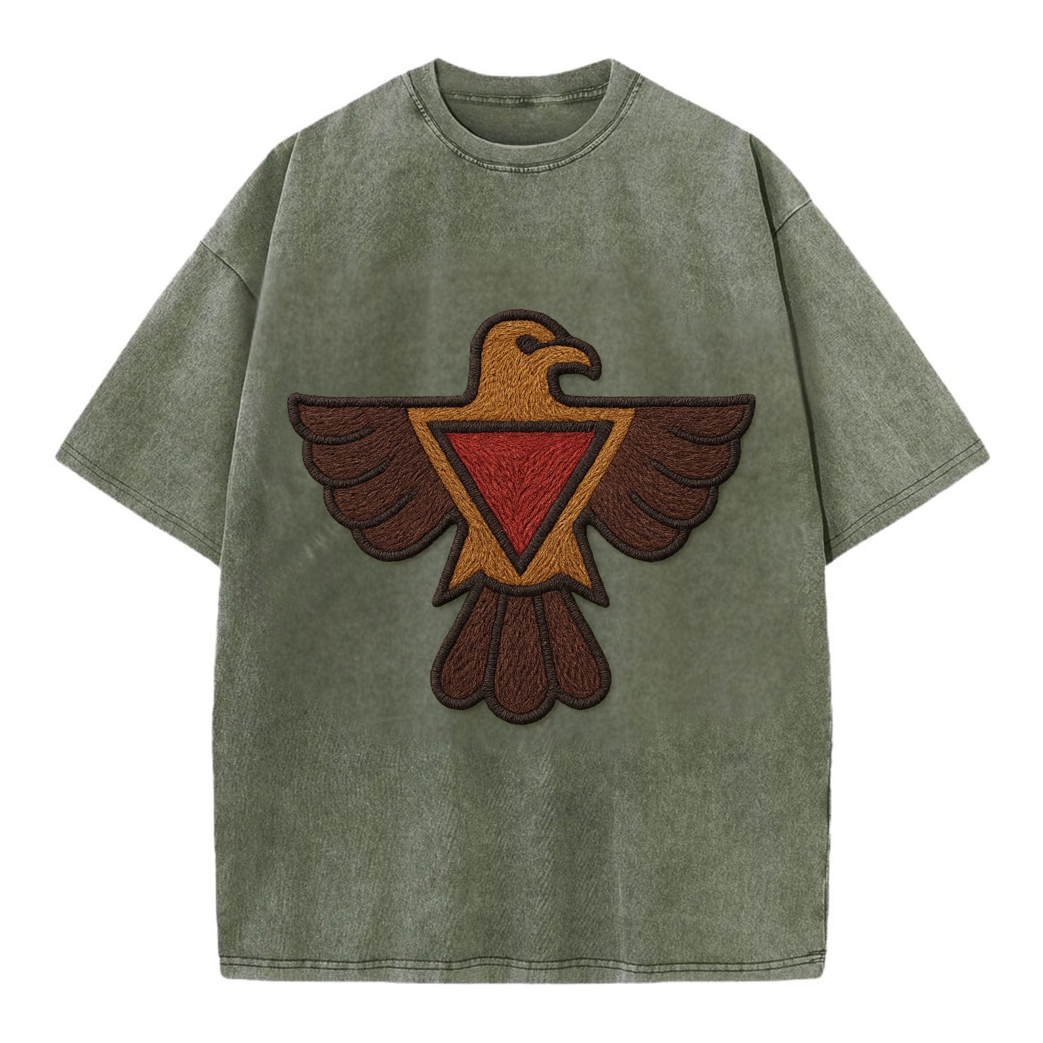 Thunderbird  - Vintage T-shirt - Army Green