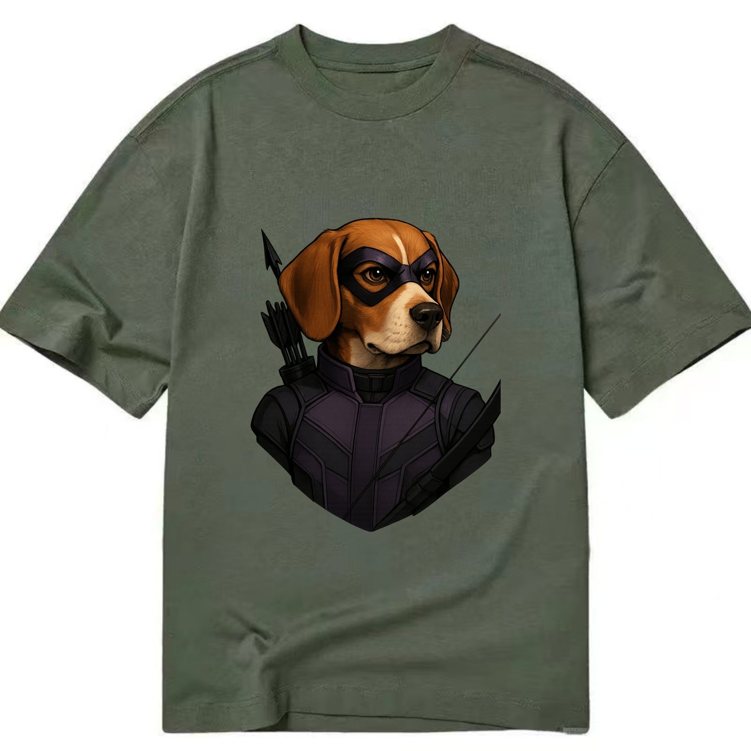 Beagle Hawkeye  - Classic T-shirt - Army Green