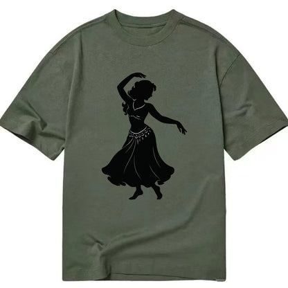 Belly dancer graceful gesture - Classic T-shirt - Army Green