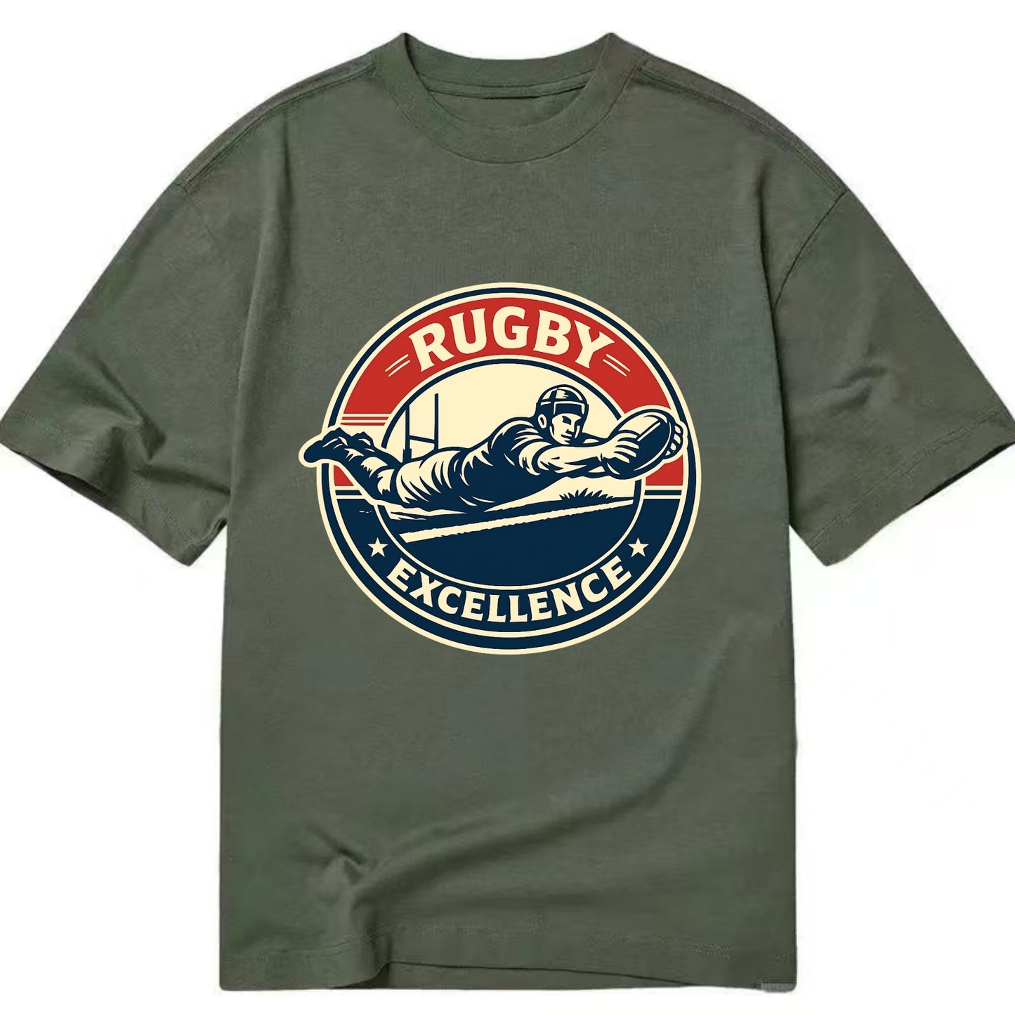 Epic Try Dive Emblem - Classic T-shirt - Army Green