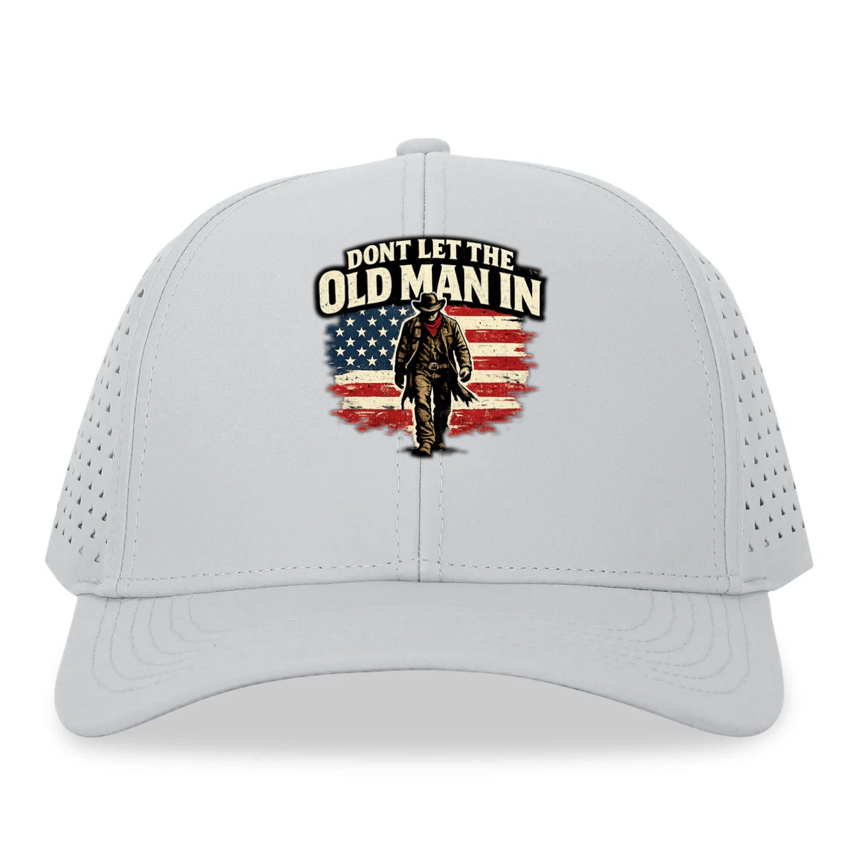 Dont Let The Old Man In Fast Dry Mesh Cap - Ash Grey