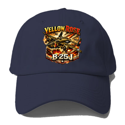 B 25j Yellow Rose - Baseball Cap