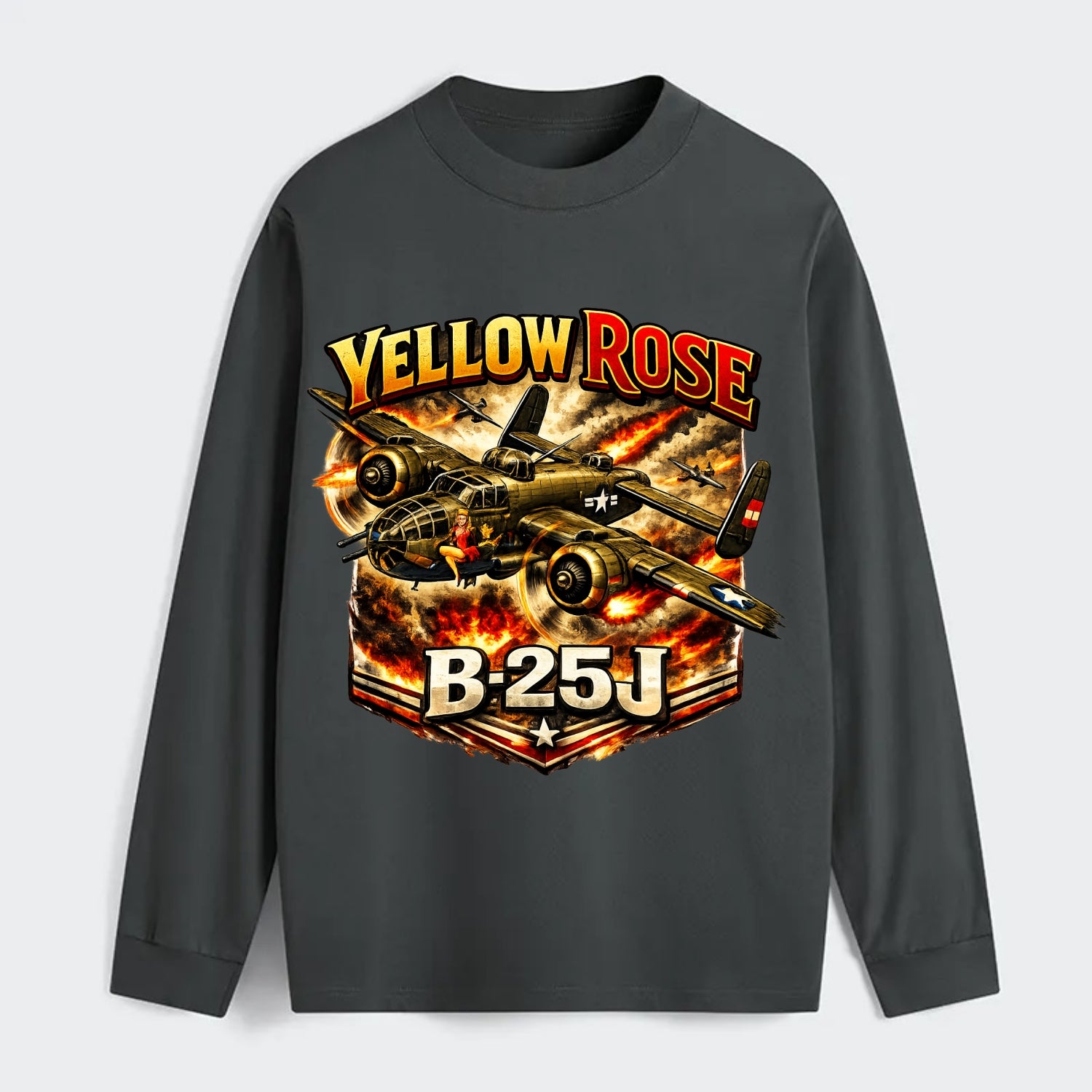 B 25j Yellow Rose - Classic Long Sleeve Shirt