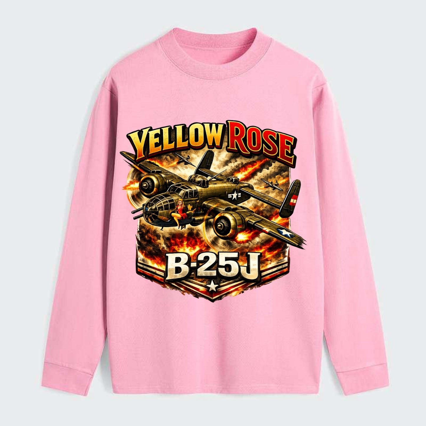 B 25j Yellow Rose - Classic Long Sleeve Shirt
