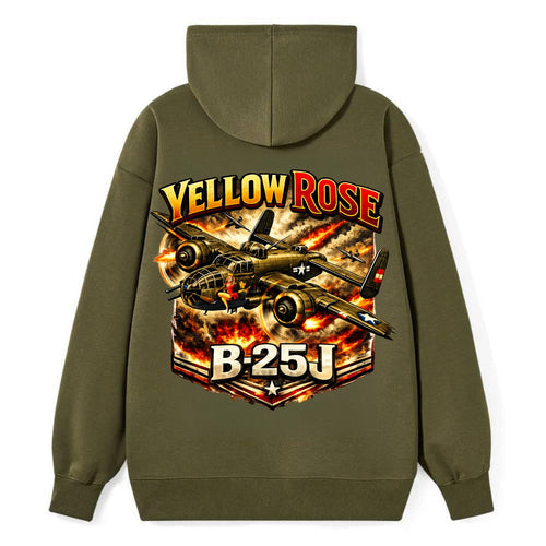 B 25j Yellow Rose - Classic Pullover Hoodie