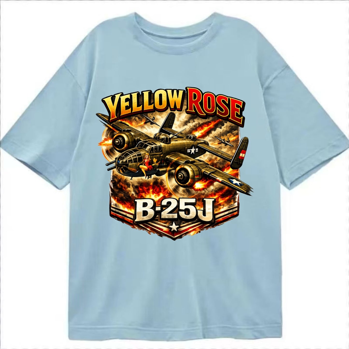B 25j Yellow Rose - Classic T-shirt
