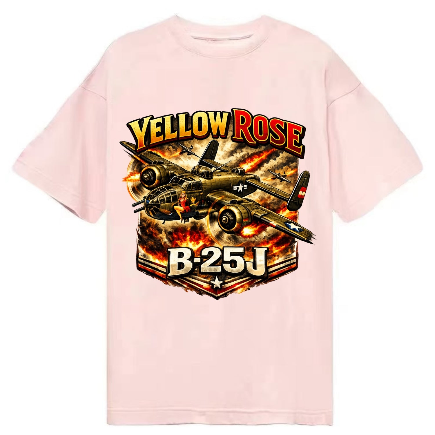 B 25j Yellow Rose - Classic T-shirt