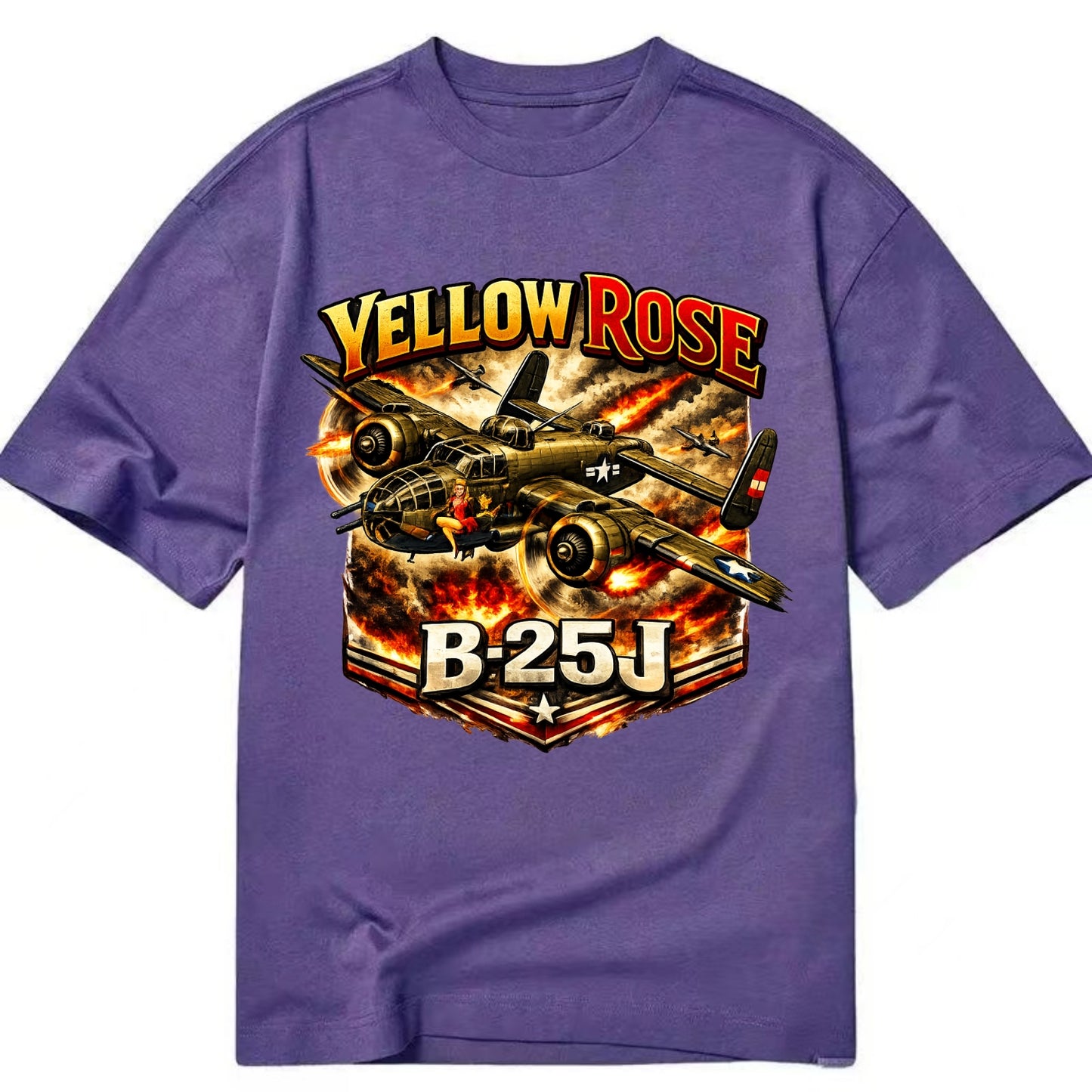 B 25j Yellow Rose - Classic T-shirt