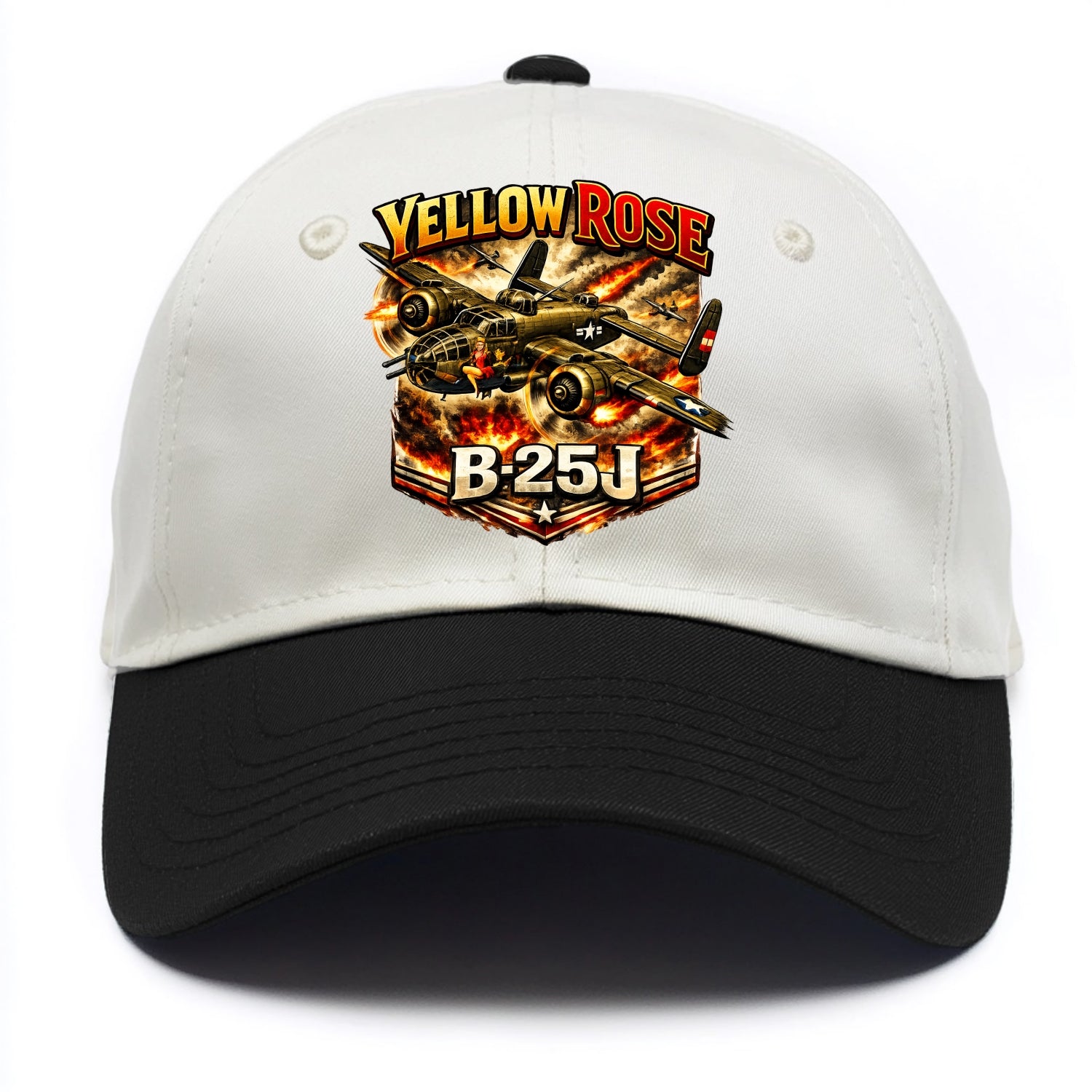 B 25j Yellow Rose - Two Tone Cap