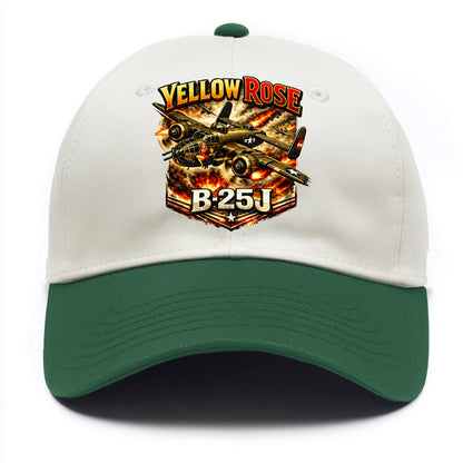 B 25j Yellow Rose - Two Tone Cap