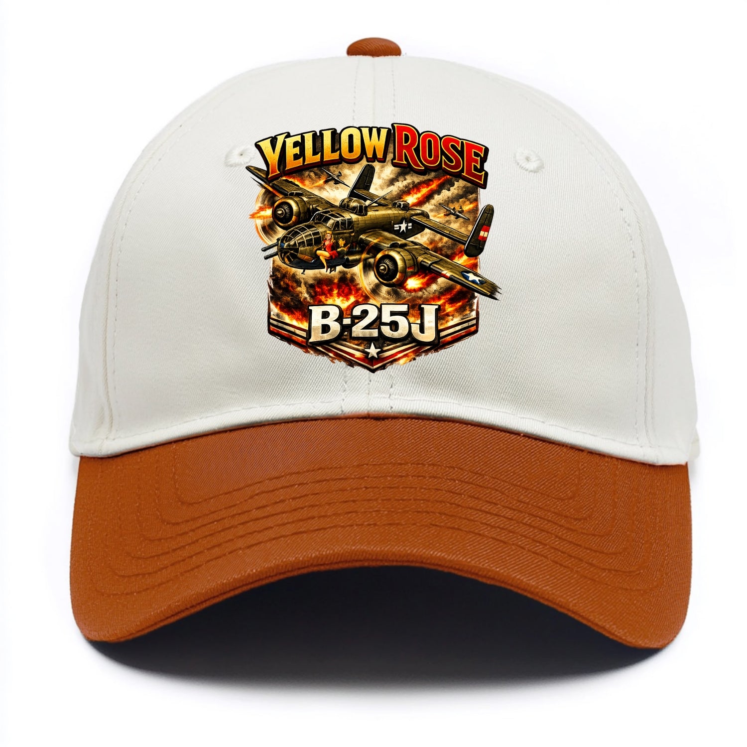 B 25j Yellow Rose - Two Tone Cap