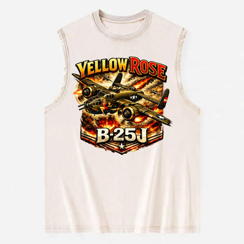 B 25j Yellow Rose - Vintage Washed Tank