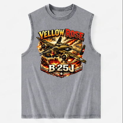 B 25j Yellow Rose - Vintage Washed Tank