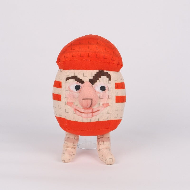 Big Nose Brainrot Plush Doll - Cute & Cuddly Stuffed Toy