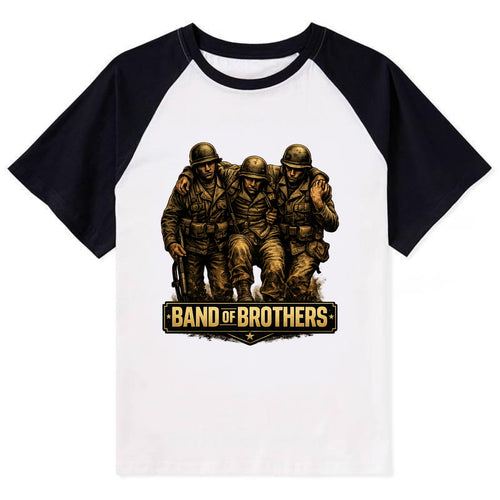 Band Of Brothers - Contrast Raglan T-shirt