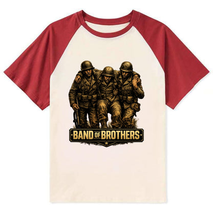 Band Of Brothers - Contrast Raglan T-shirt
