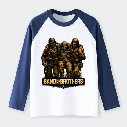 Band Of Brothers - Raglan Long Sleeve T-Shirt