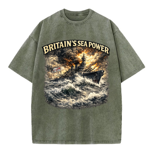 Britain's Sea Power - Vintage T-shirt