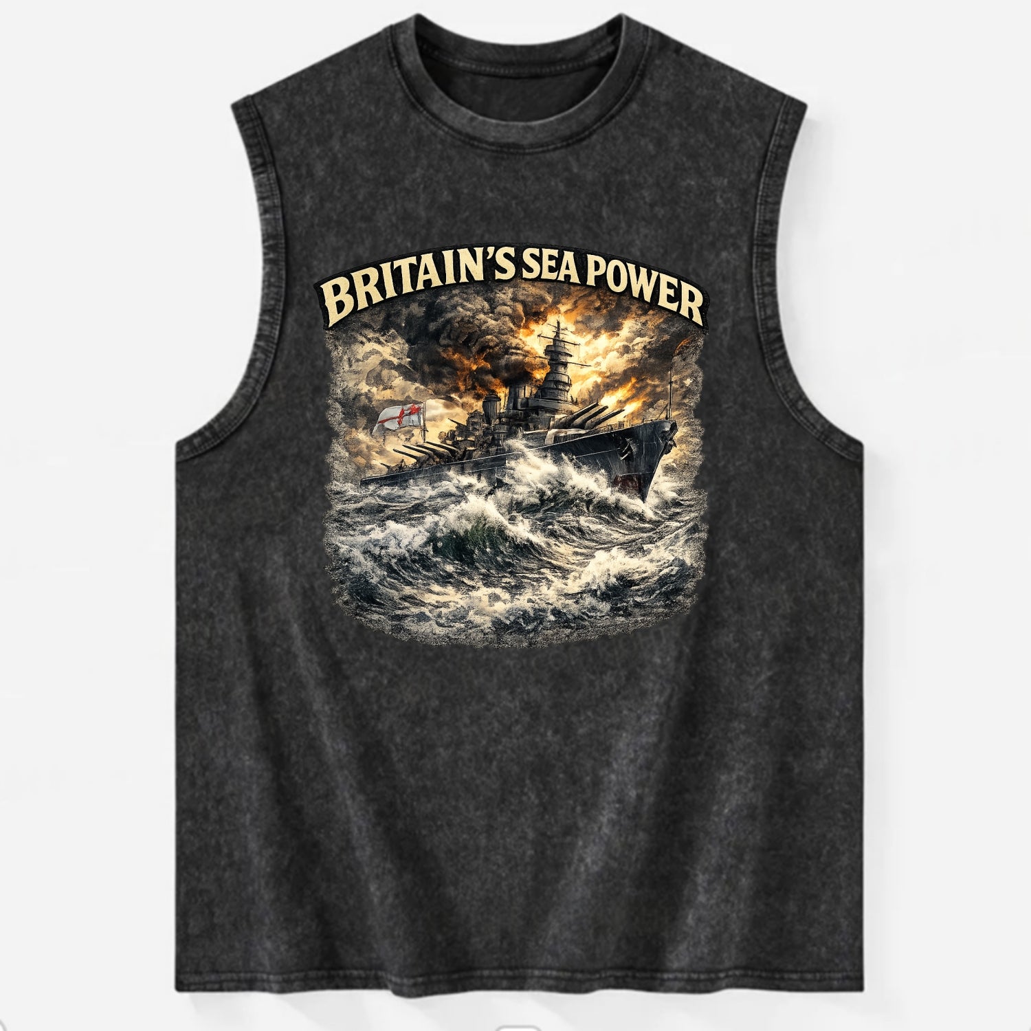 Britain's Sea Power - Vintage Washed Tank