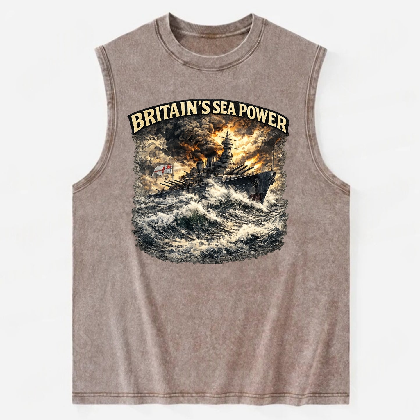 Britain's Sea Power - Vintage Washed Tank