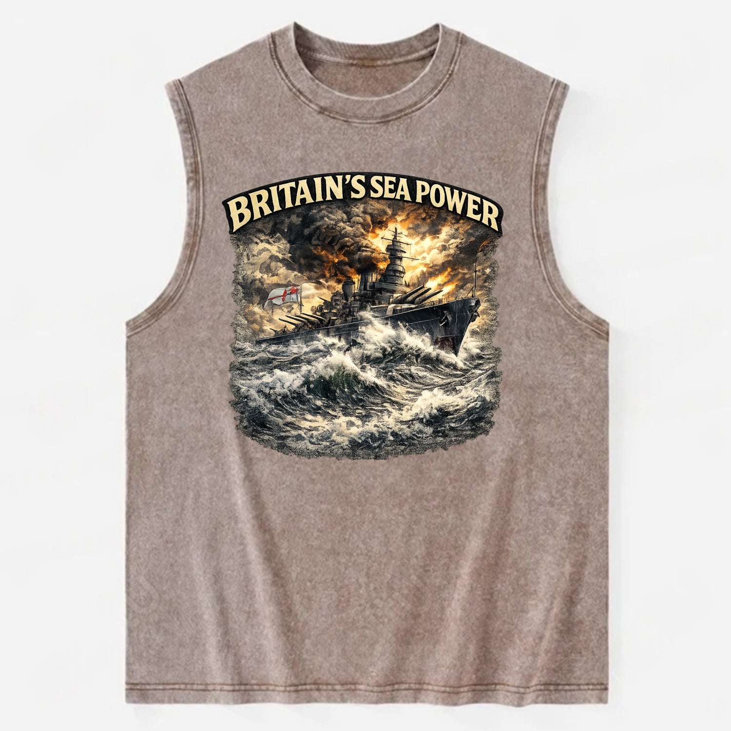 Britain's Sea Power - Vintage Washed Tank