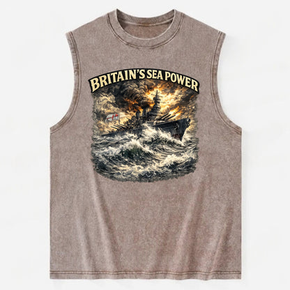 Britain's Sea Power - Vintage Washed Tank