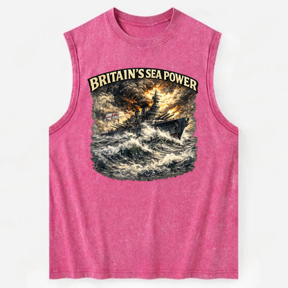 Britain's Sea Power - Vintage Washed Tank
