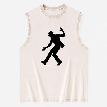 Tap dancer dramatic step - Vintage Washed Tank - Beige