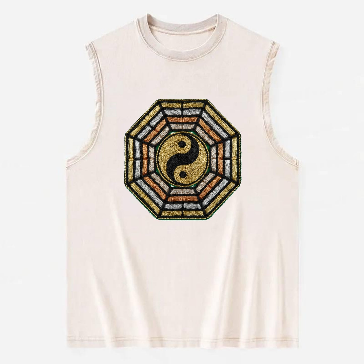 Bagua - Vintage Washed Tank - Beige