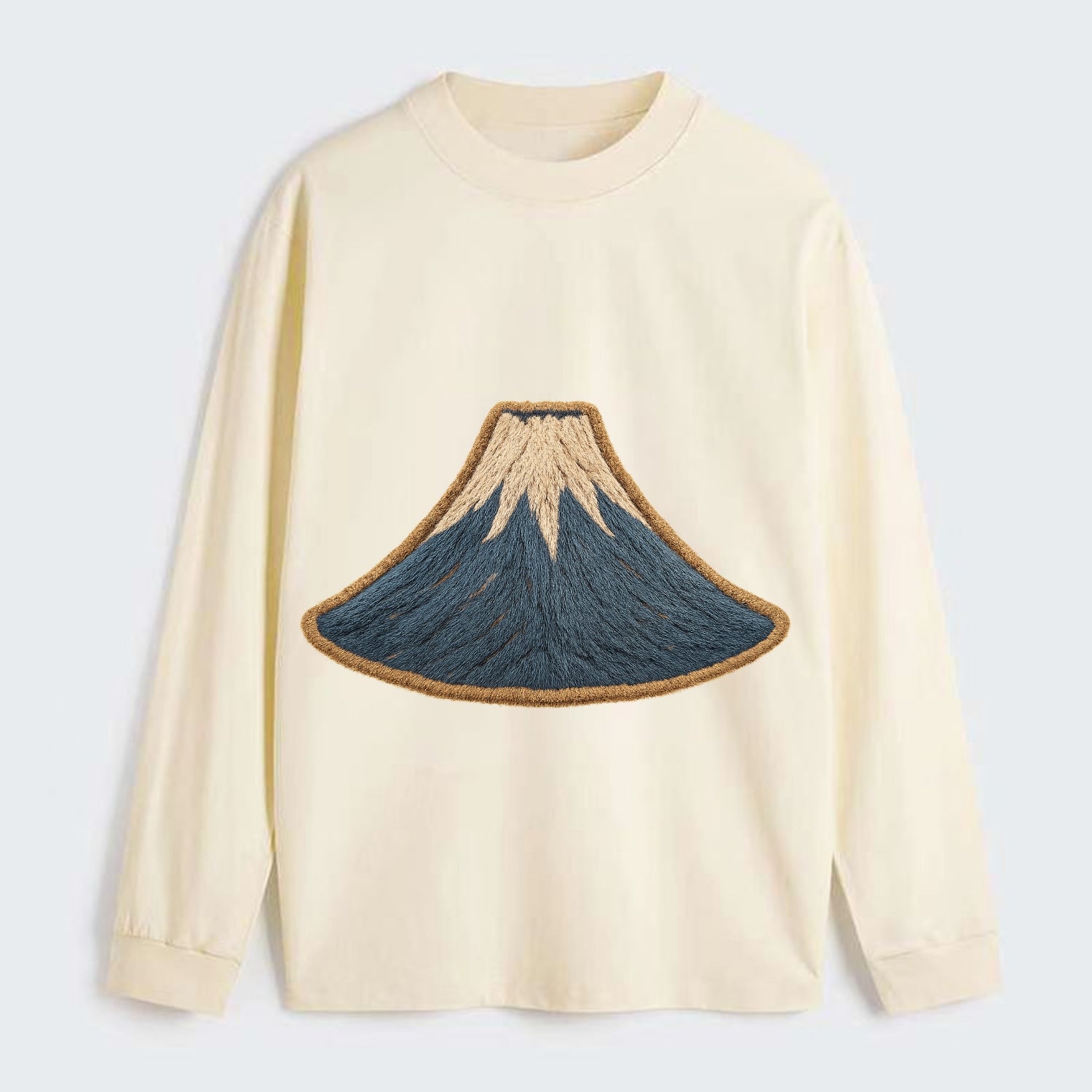 Sacred Mountain  - Classic Long Sleeve Shirt - Beige