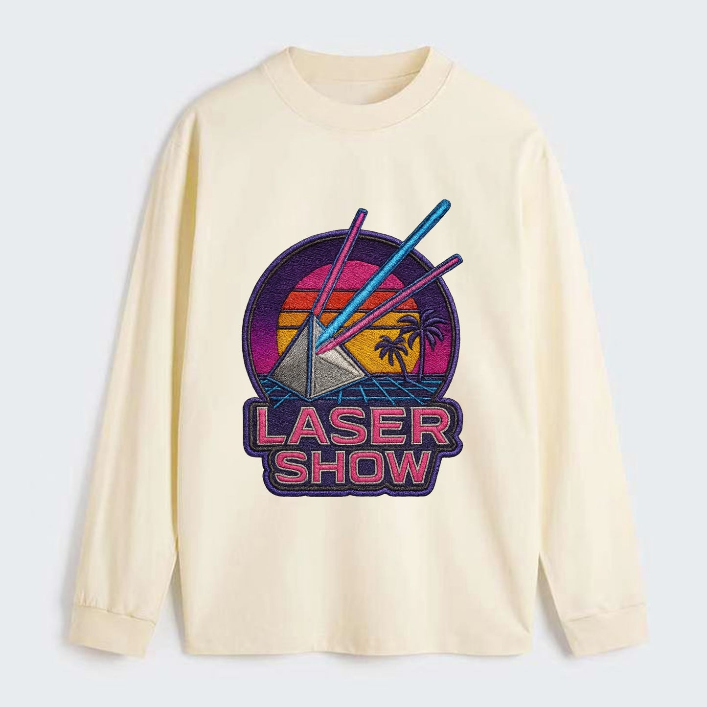 Laser Show - Classic Long Sleeve Shirt - Beige