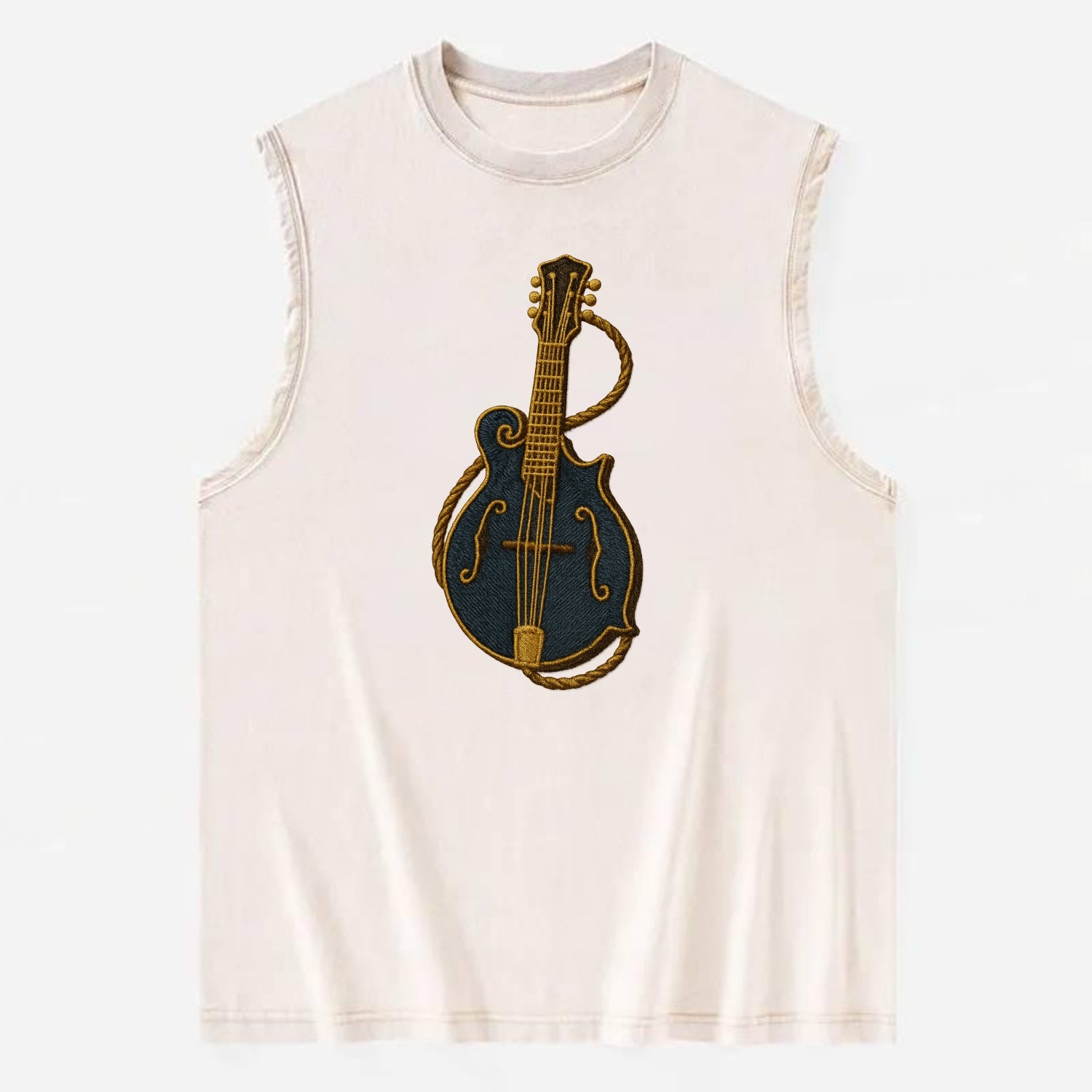 Mandolin  - Vintage Washed Tank - Beige