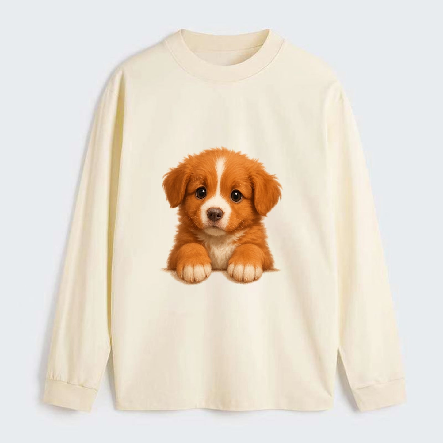 Nova Scotia Duck Tolling Retriever  - Cl - Classic Long Sleeve Shirt - Beige