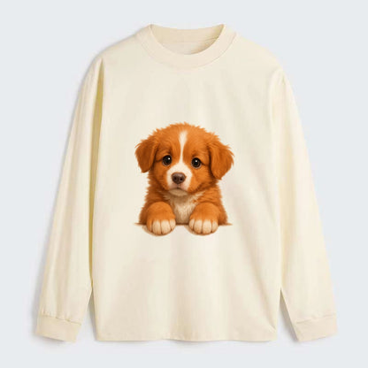 Nova Scotia Duck Tolling Retriever  - Cl - Classic Long Sleeve Shirt - Beige