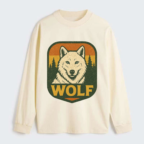 Arctic White Wolf  - Classic Long Sleeve Shirt