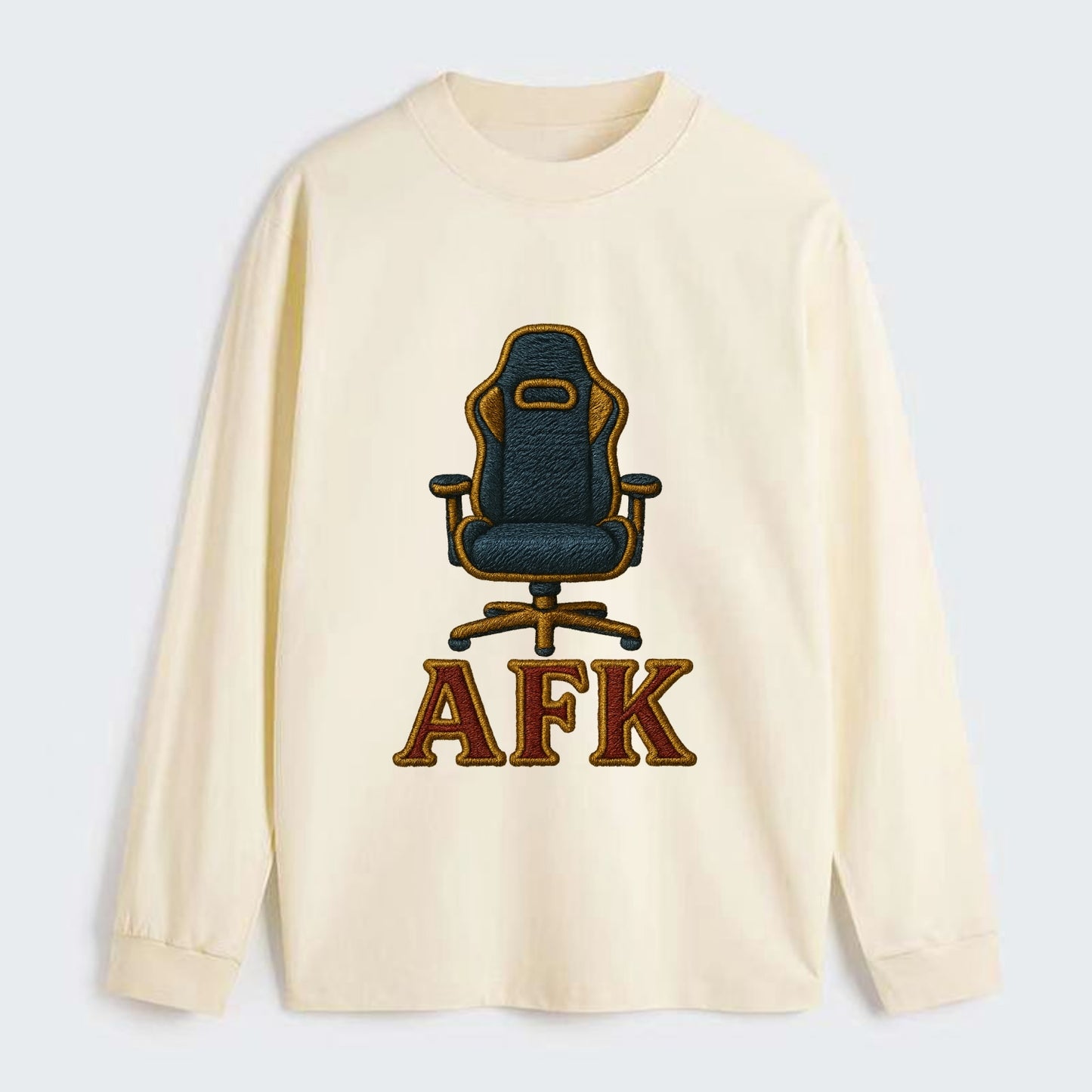 AFK   - Classic Long Sleeve Shirt - Beige