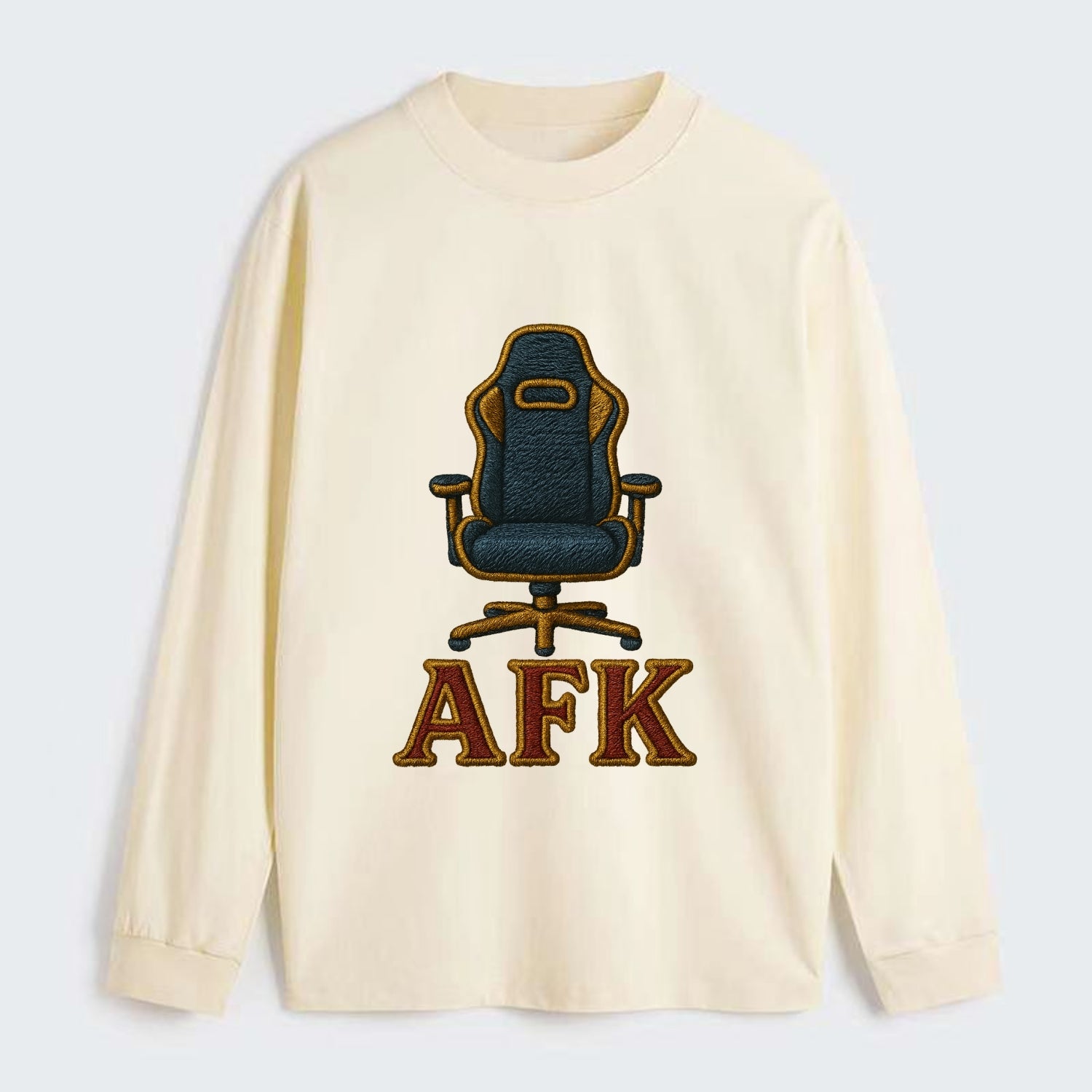 AFK   - Classic Long Sleeve Shirt - Beige