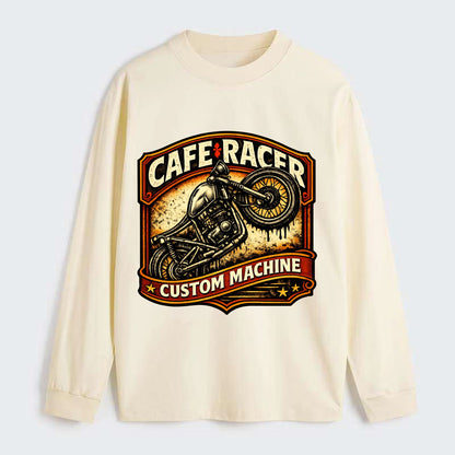 Cafe Racer - Classic Long Sleeve Shirt - Beige