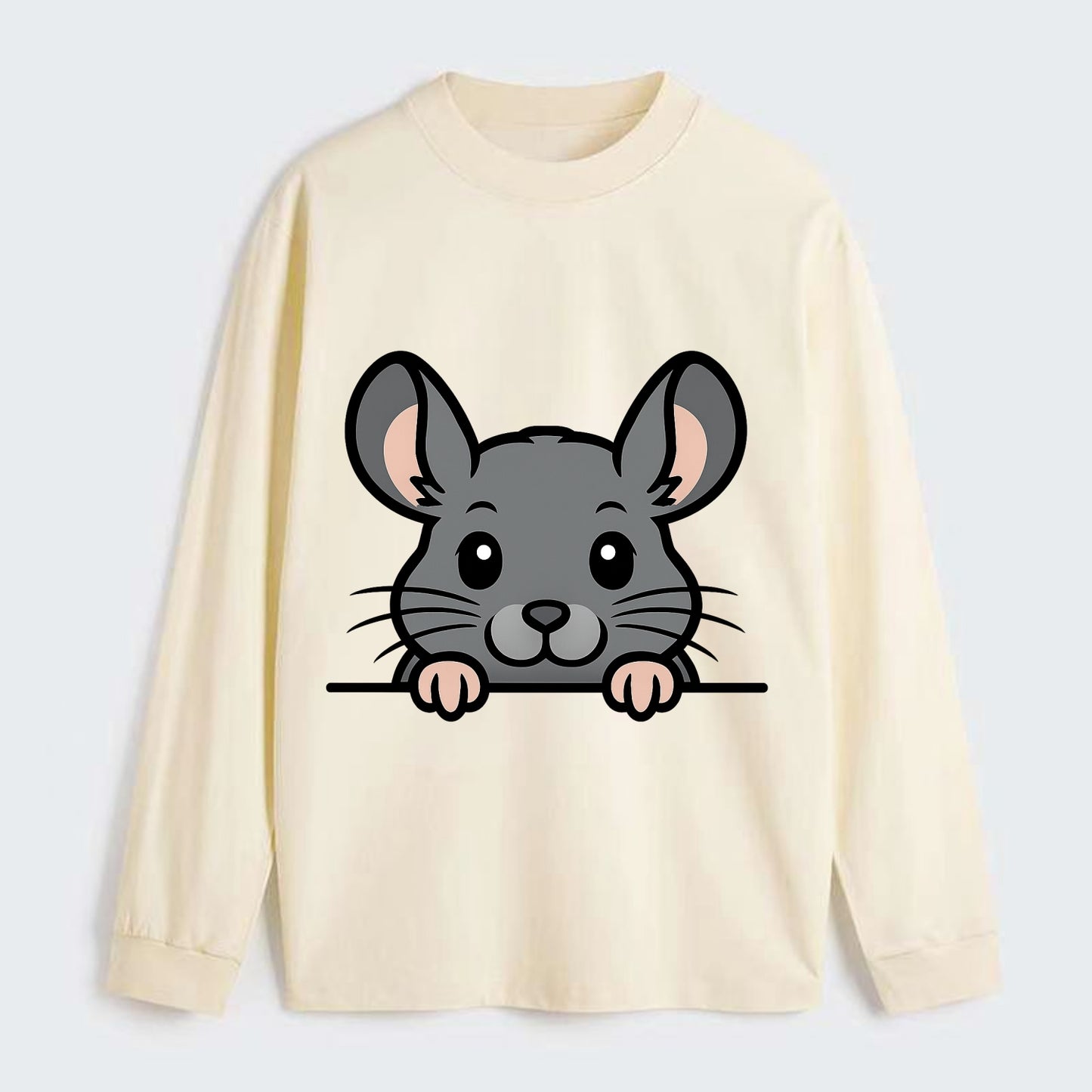 Chinchilla  - Classic Long Sleeve Shirt - Beige