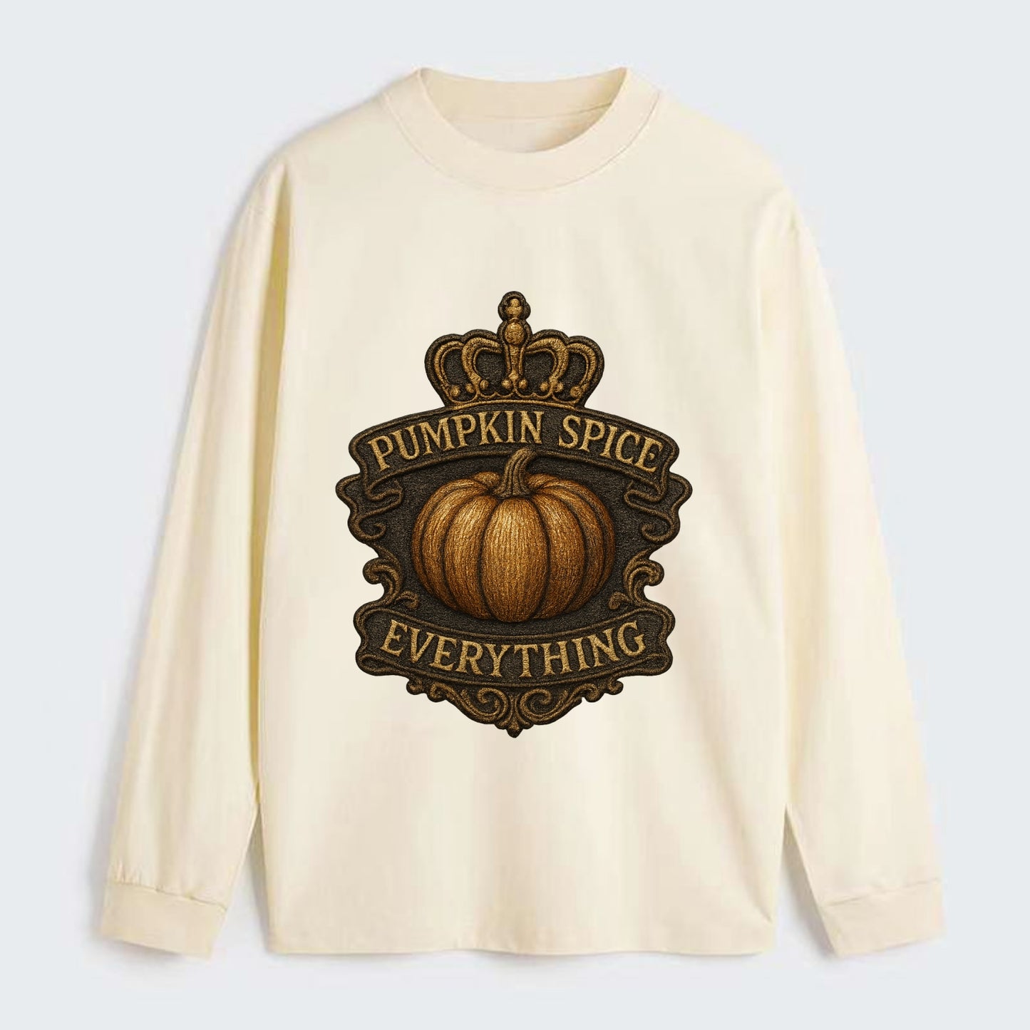Pumpkin Spice Everything  - Classic Long Sleeve Shirt - Beige