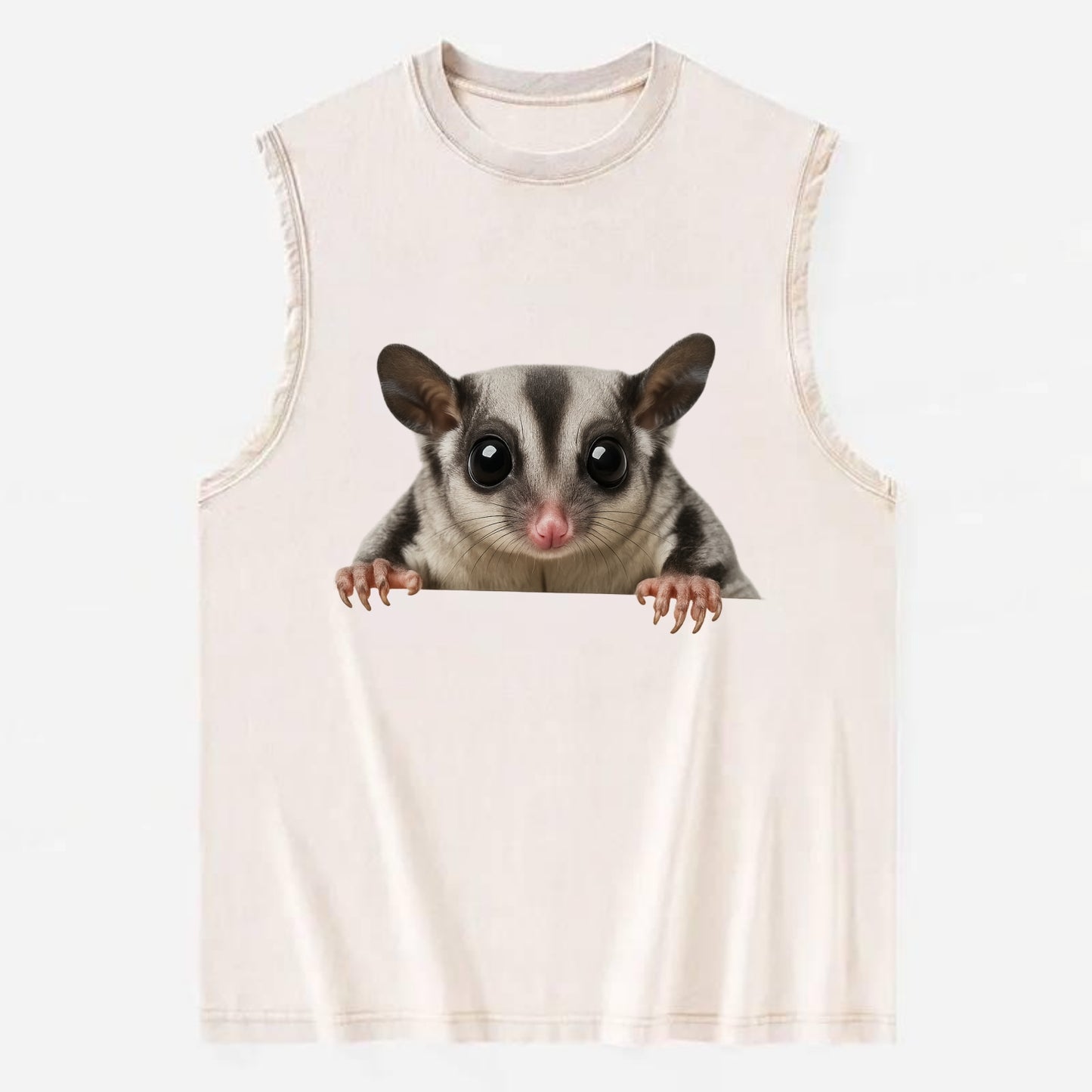 Sugar Glider  - Vintage Washed Tank - Beige