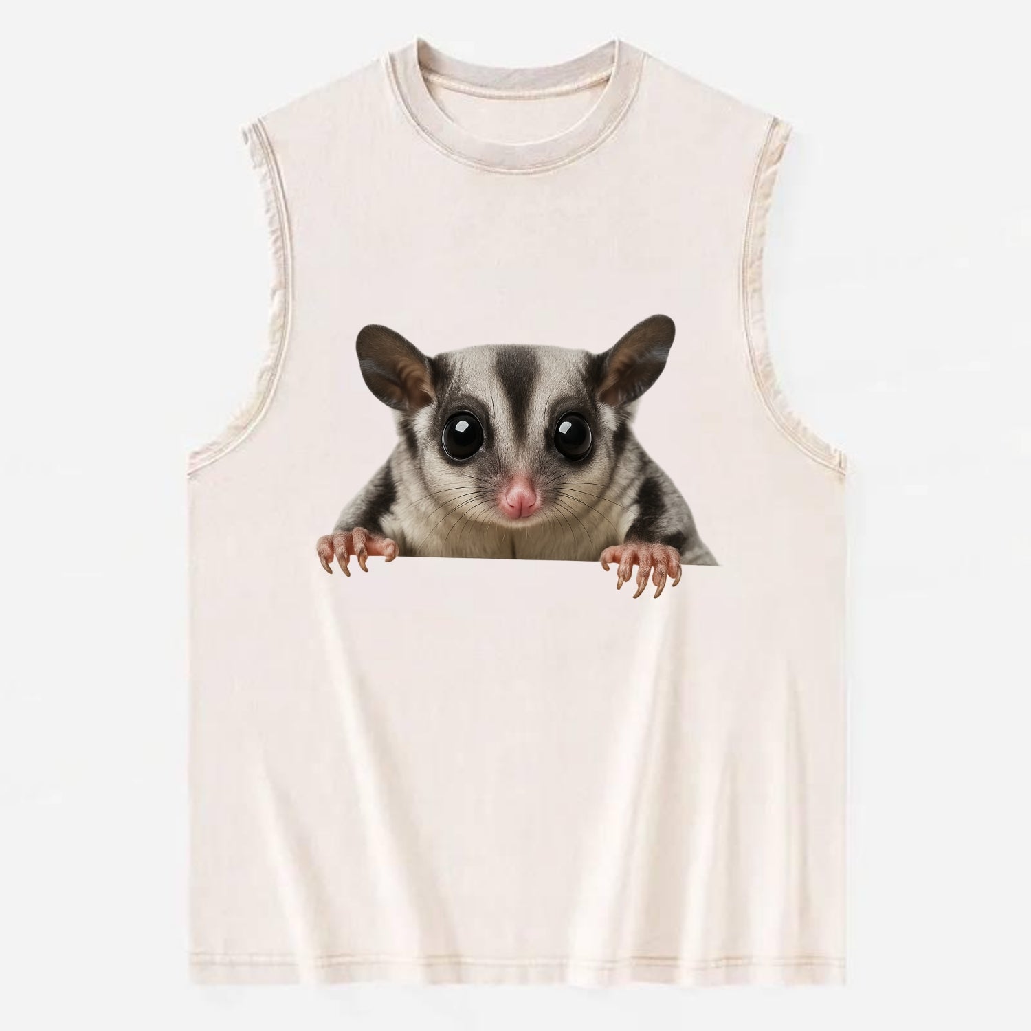 Sugar Glider  - Vintage Washed Tank - Beige